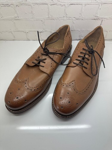 Men brown leather brogue - men’s,