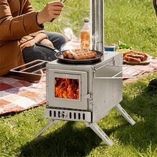 Foldable Portable Wood Burning