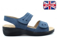 Womens touch fastening sandals - fastening,