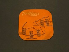 Travelodge Beer Mat Showing Nadi Beachcomber Suva Savusavu Taveuni - Fiji