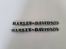 Harley-Davidson Limited Fuel Tank Emblems Chrome 14100075 & 14100076 OEM Genuine