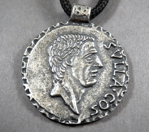 Ancient roman coin pendant - ancient,