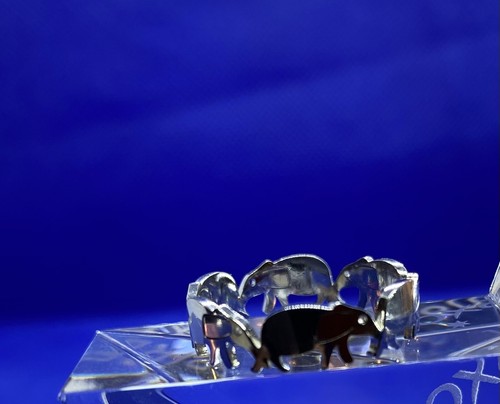 Silver elephant cuff - cuff, ring