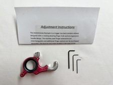 Scott Archery Backspin Compound Bow Release Aid - Three Finger - Red