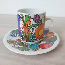 Vintage Villeroy & Boch Acapulco Coffee Cup and Saucer #5095
