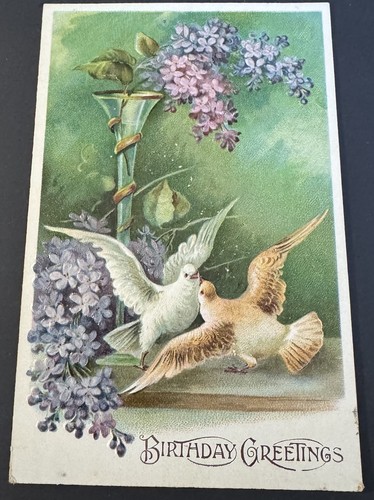 Vintage birthday greetings - vintage,