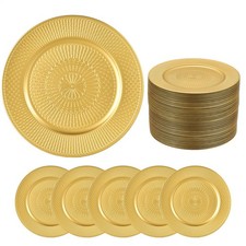 100 Pcs Charger Plates Bulk