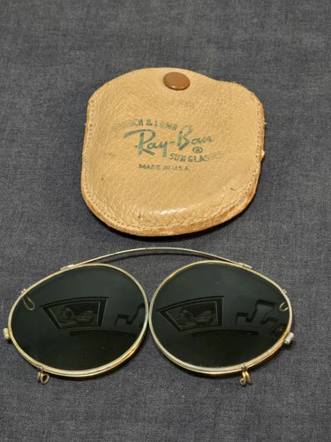 Vtg ray ban - b&l, gold