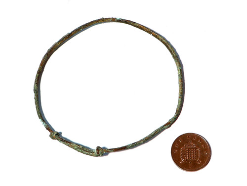 Ancient roman bronze bracelet - roman,