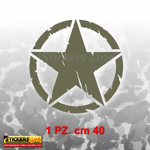 Star sticker 40x40 - 40x40, military