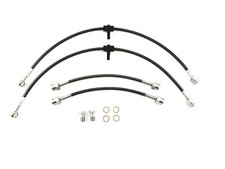 Honda Civic MB6 1.8 VTi Rear Discs (1997-2001)  Stainless Steel Braided Brake Li