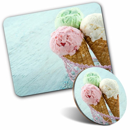 Mouse mat coaster set ice - mouse,