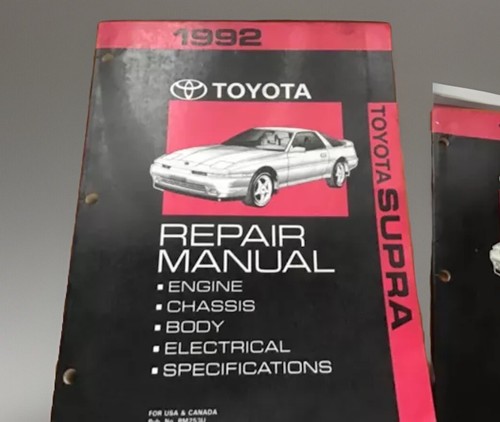 1992 toyota supra oem repair - toyota,