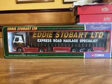 CORGI 1/50 75601 RENAULT PREMIUM CURTAINSIDE LORRY “EDDIE STOBART” MINT BOXED