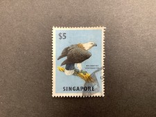 Singapore 1963. $5 White-bellied Sea Eagle. SG77. Used.