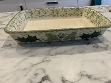 Rare Poole Pottery 'Winter Vine'/Christmas Large Lasagna/Serving Dish VGC