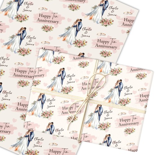Personalised wrapping paper - wrapping,