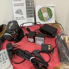 JVC Everio GZ-MG57EK 30GB HDD Camcorder Bundle  (O11) 