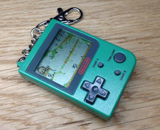 Nintendo Donkey Kong JR Mini Classic Handheld Game Keychain Green 1998 - WORKING