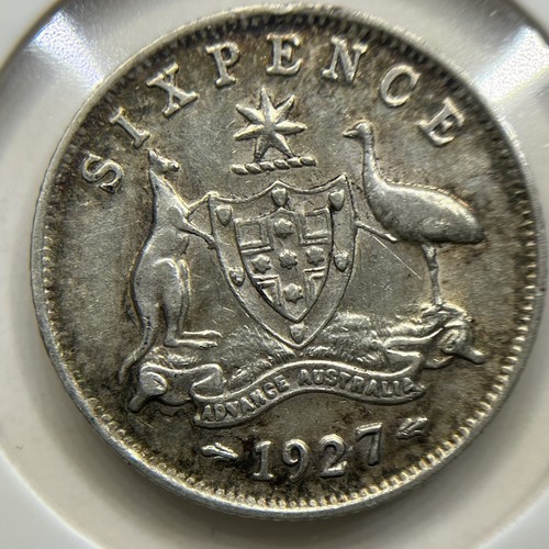 1927 sixpence coin good - 1927,