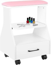 Pedicure Foot Rest with Wheels