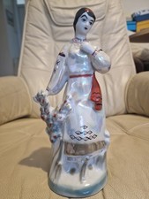 Figure SOVIET POLONSKAYA PORCELAIN FIGURINE BEAUTIFUL UKRAINIAN GIRL