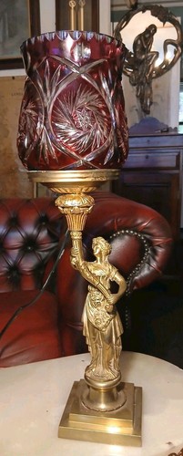 Antique solid brass cornucopia - solid,