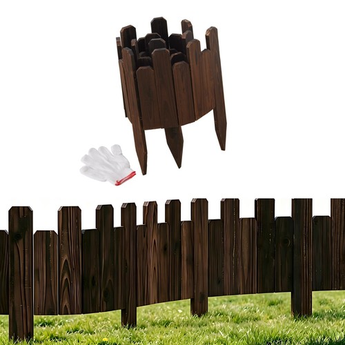 Wooden garden edging - garden,