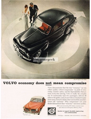 1959 volvo 544 - 1959, black