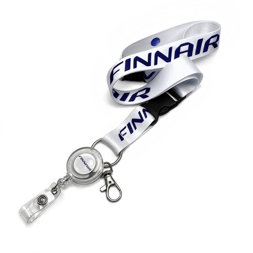 Finnair logo lanyard - lanyard, set