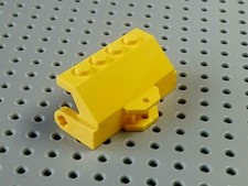 Lego Bracket, Brush Holder on Ball Socket for Street Sweeper [2578a] Yellow x1