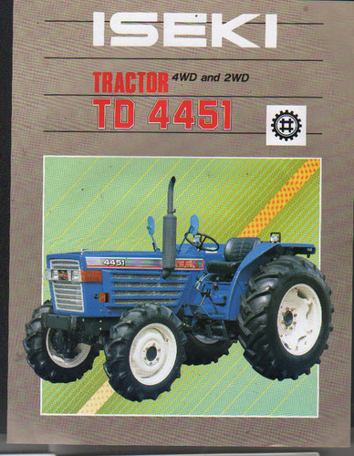 Iseki 4451 tractor - iseki, "td