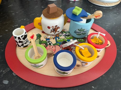 Disney toy story wooden tea - story,