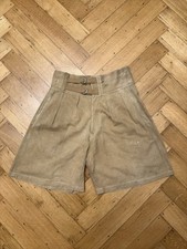 1942 WW2 British Army Khaki Drill Shorts KD Vintage Sz30 1940s
