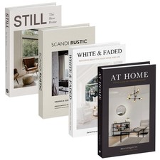 4 Pack Decorative Faux Books