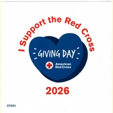 RED CROSS sticker  -   giving