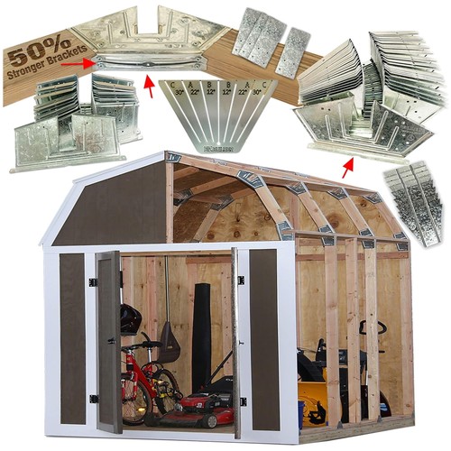 Stronger truss design - stronger, shed