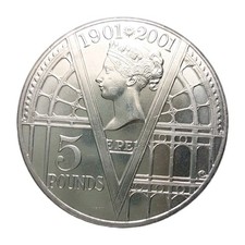 Great Britain 5 Pounds 2001