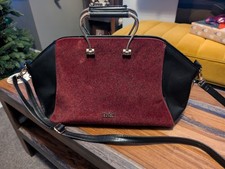 Faith Faux Black Leather &