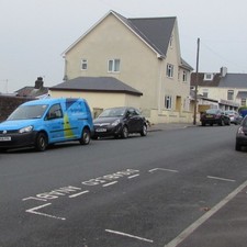 Photo 6x4 British Gas van in