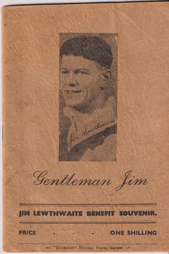 1950 jim lewthwaite benefit - lewthwaite,