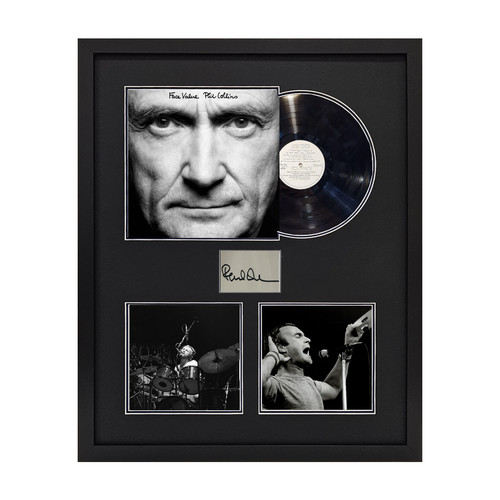 Phil collins signed face - phil,