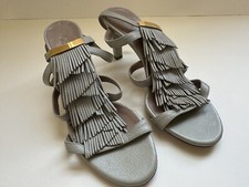 Chloe Suki Fringe Suede Heel