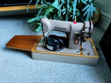 Singer 185K Electric Sewing Machine with Case Untested House Clearance 