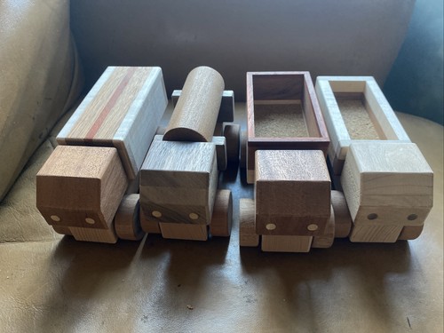 Bin hand made wooden - 4,