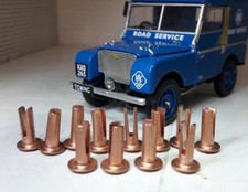 Land Rover Series 1 80 86 107 Front Panel Bonnet Rest Strip Copper Rivets 68087