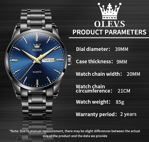 Olevs men quartz stainless - olevs,
