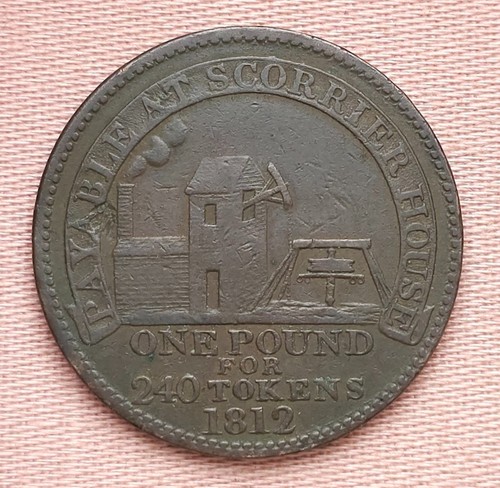 1812 cornish penny - cornish,