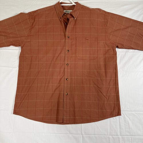 Shirt orvis mens plaid l - shirt, l/s