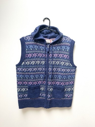 Country rose fairisle - rose, knitted